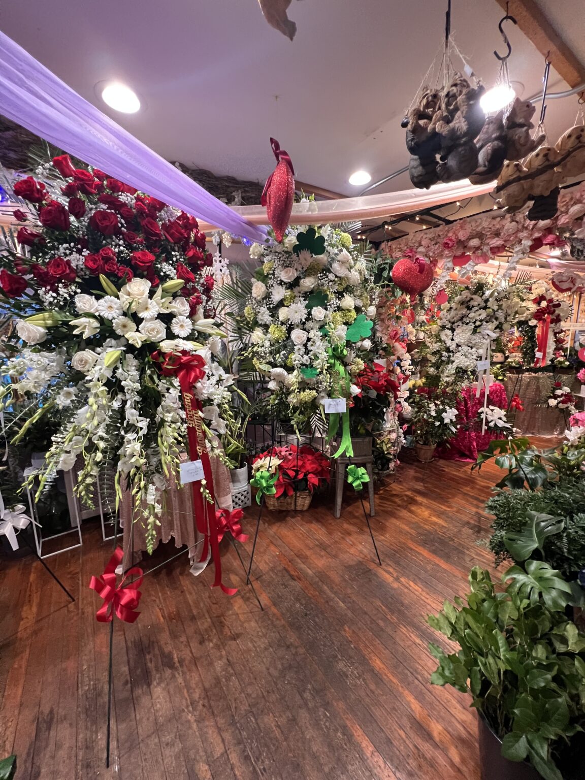 Several funeral arrangement