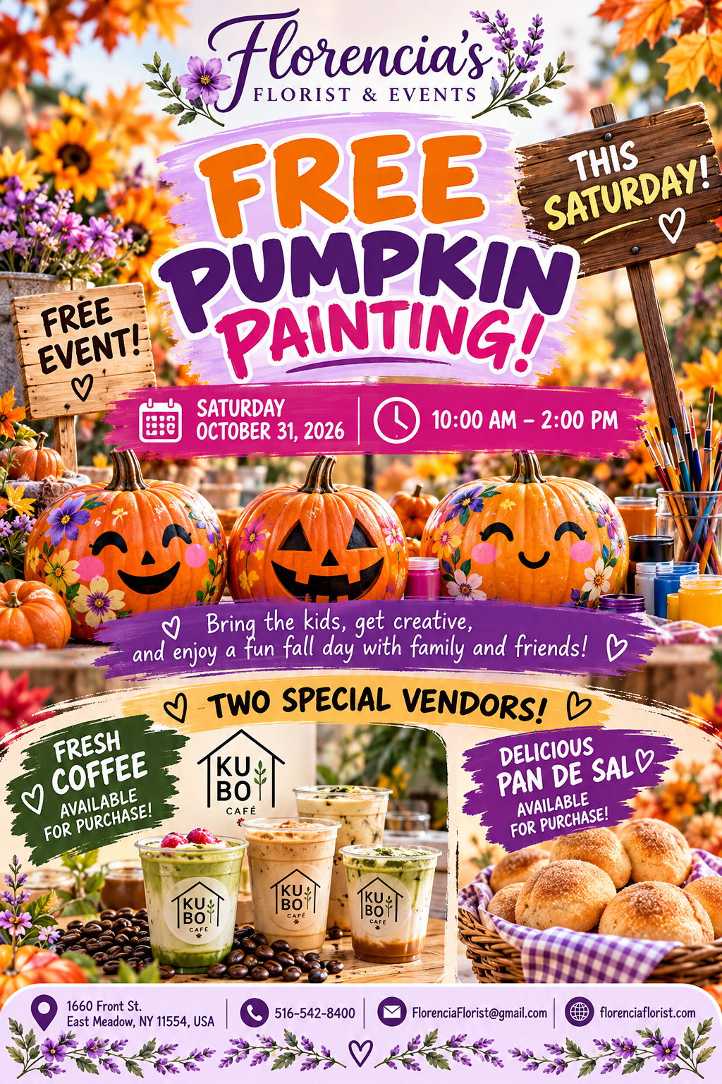 Free Pumpkin Painting Fall Festival